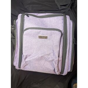 BAFASO Lavender Travel Toiletry Nail Polish Bag Organizer Makeup Cosmetic Case